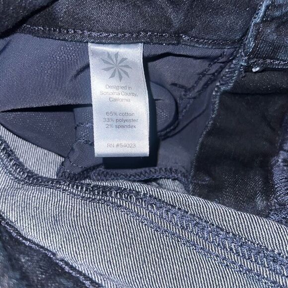 Athleta Sculptek Dark Wash Skinny Denim Jeans Stretch size 4 - Picture 7 of 7